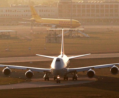 747-Frachter in Budapest: Chinesen sollen mehr Umschlag bringen.