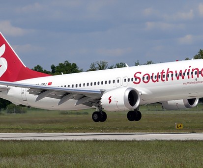 Boeing 737 Max von Southwind in Hannover: Öfter in Deutschland.