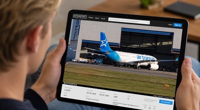 Airbus A330 von Air Transat mit neuer Lackierung: Neues Erscheinunsbild.