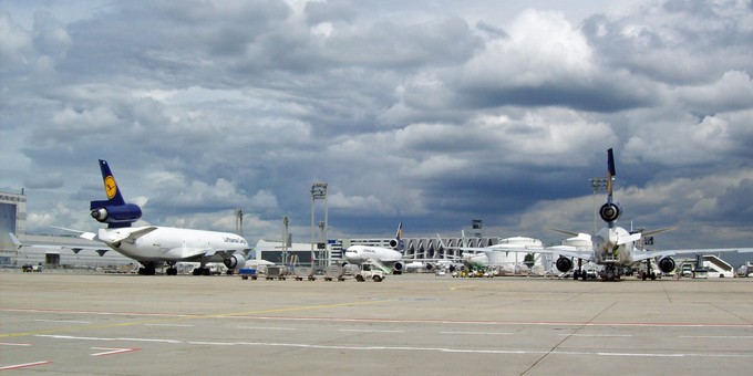 Drei MD-11 als sie noch für Lufthansa Cargo im Einsatz waren.