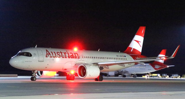 oe-lzn austrain airlines airbus a320 neo