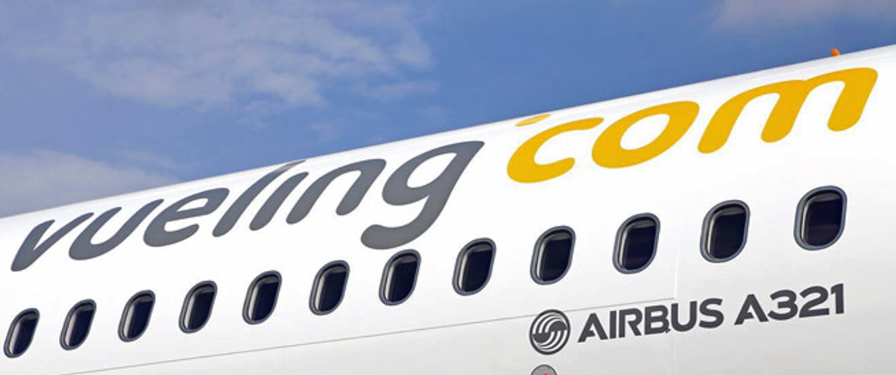 Airbus A321 von Vueling: Abbau in Zürich.