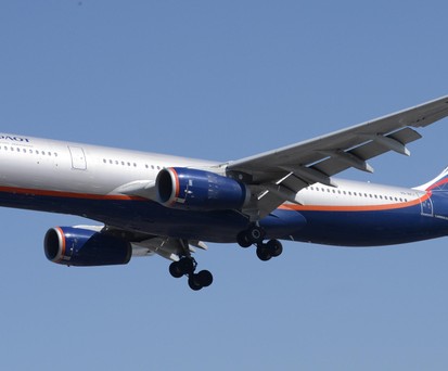 Ein Airbus A330-300 von Aeroflot: Solche ein Jet wird nun in Teheran gewartet.