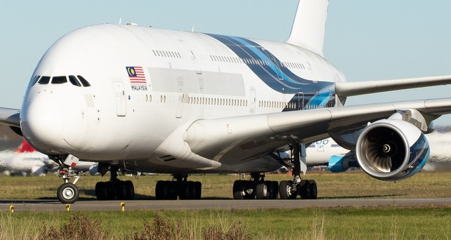 airbus a380 malaysia airlines 9m mne tarbes