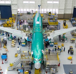 Produktion der 737 Max: Unter der Lupe.