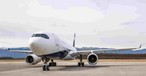 Der Airbus A330 ACJ von außen. Das Flugzeug hat die Kennung P4-MLO.