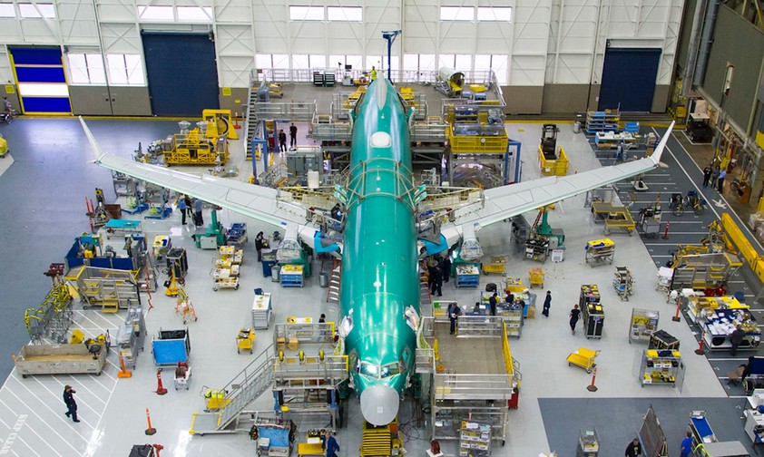 Produktion der 737 Max: Unter der Lupe.