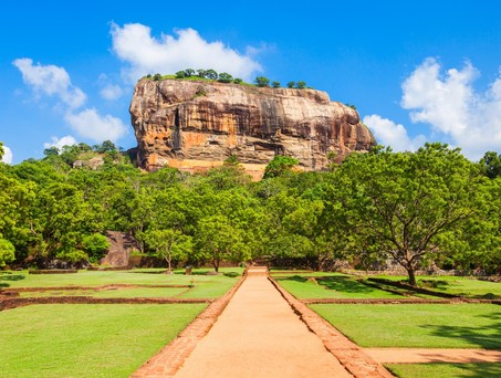 Sigiriya Rock oder auch Lion Rock genannt, eines der Wahrzeichen von Sri Lanka