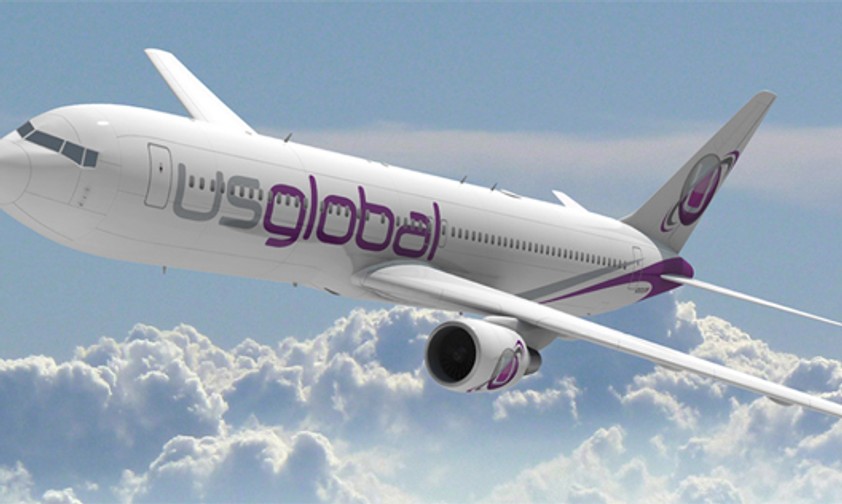 Visualisierung: US Global Airways zeigt, wie ihre Flugzeuge aussehen sollen.