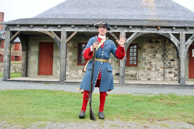 Geschichtsstunde im Fort Louisbourg