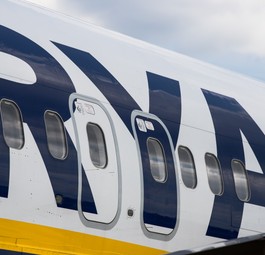 Jet von Ryanair: Einer blieb gezwun­ge­ner­ma­ßen am Boden.
