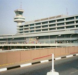 Murtala Mohammed International Airport in Lagos, Nigeria.