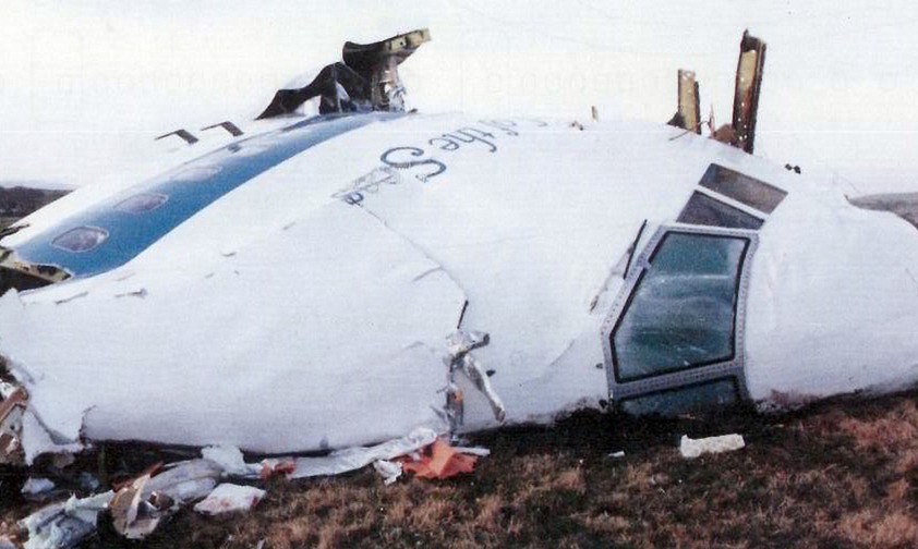 Das zertrümmerte Cockpit der Boeing 747 in Lockerbie: 259 Insassen starben und elf Menschen am Boden.