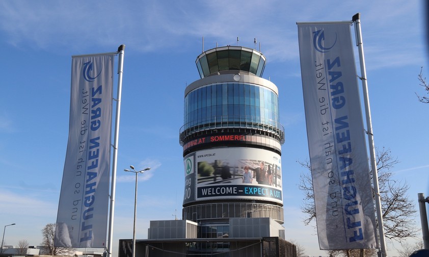 Flughafen Graz: Austrian Airlines macht den Abflug.