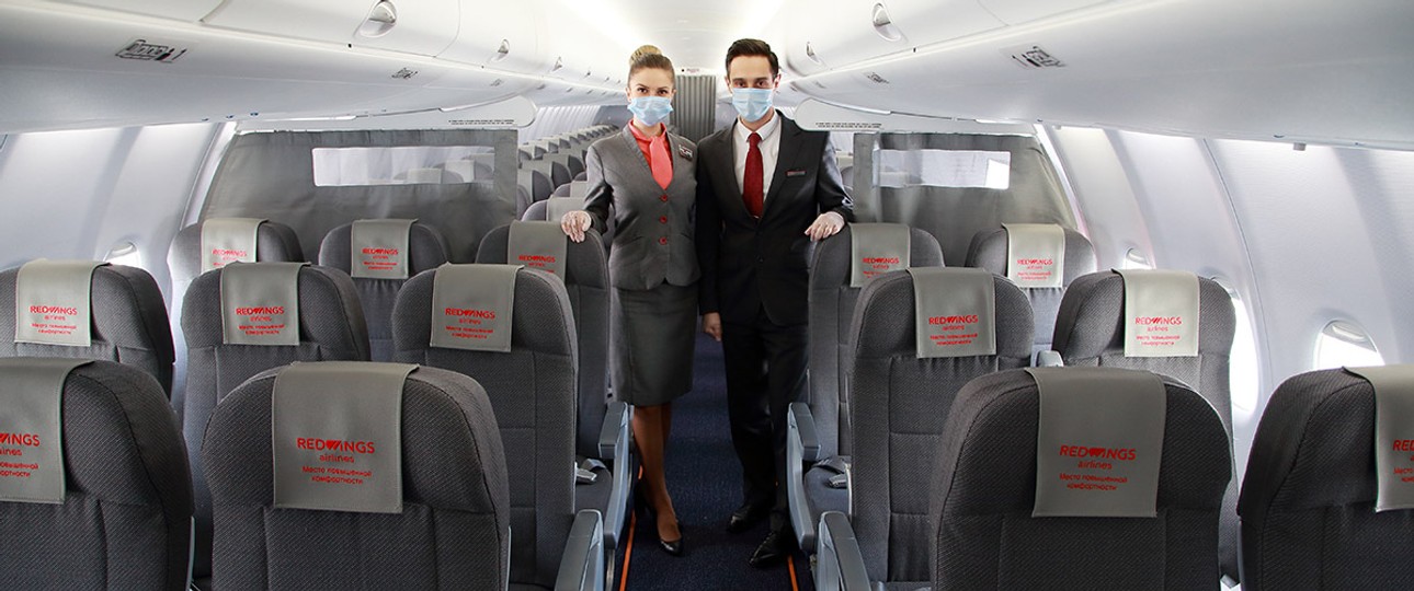 Kabine im Superjet von Red Wings: Bald kommen größere Flieger hinzu.
