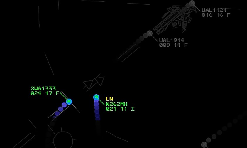 Boeing 737 von Southwest und Helikopter: Es wurde sehr knapp.