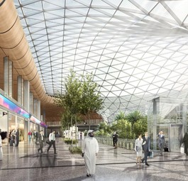 So soll der Hamad International Airport künftig aussehen: An einer Stelle ...