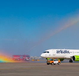 C-Series CS300 von Air Baltic: Eine gestreckte Version macht Boeing Angst.