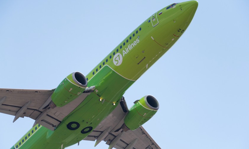 Boeing 737-800 von S7 Airlines: Die Fluglinie nutzt neuerdings den nordkoreanischen Luftraum.