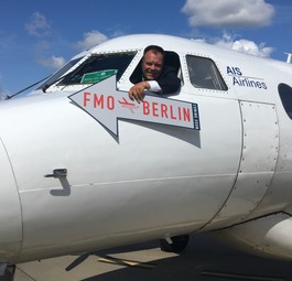 AIS-Airlines-Chef Arend van der Meer: Von Münster/Osnabrück nach Berlin-Tegel.