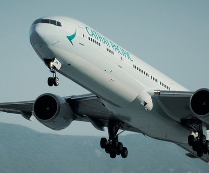 Boeing 777 von Cathay Pacific: In solch einem Jet geschah der Vorfall.