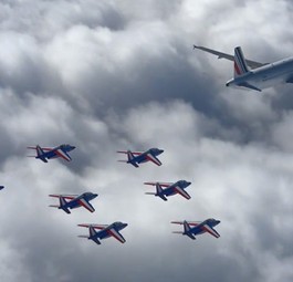 Begleiteter Air-France-Jet: Besonderer Anlass