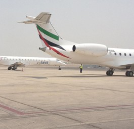 Embraer ERJ145 von Rotana Jet: Neue Routen.