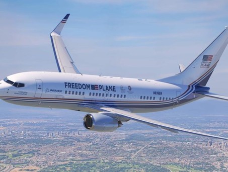 Das «Freedom Plane»: Befördert wertvolle Fracht.