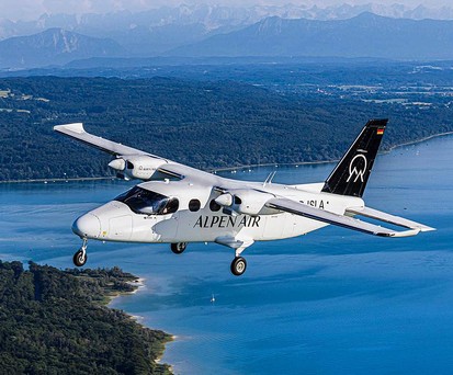 Tecnam P2012 von Alpen Air: Bald auf längeren Strecken unterwegs.