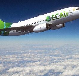 Boeing 737 von Ec Air: In der Schweiz generalüberholt.