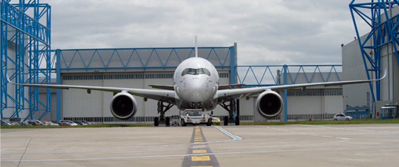 Der erste A350: Potenzieller B777-Konkurrent