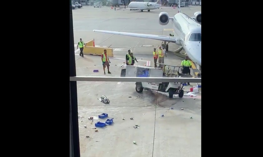 Cateringfahrzeug macht sich selbstständig