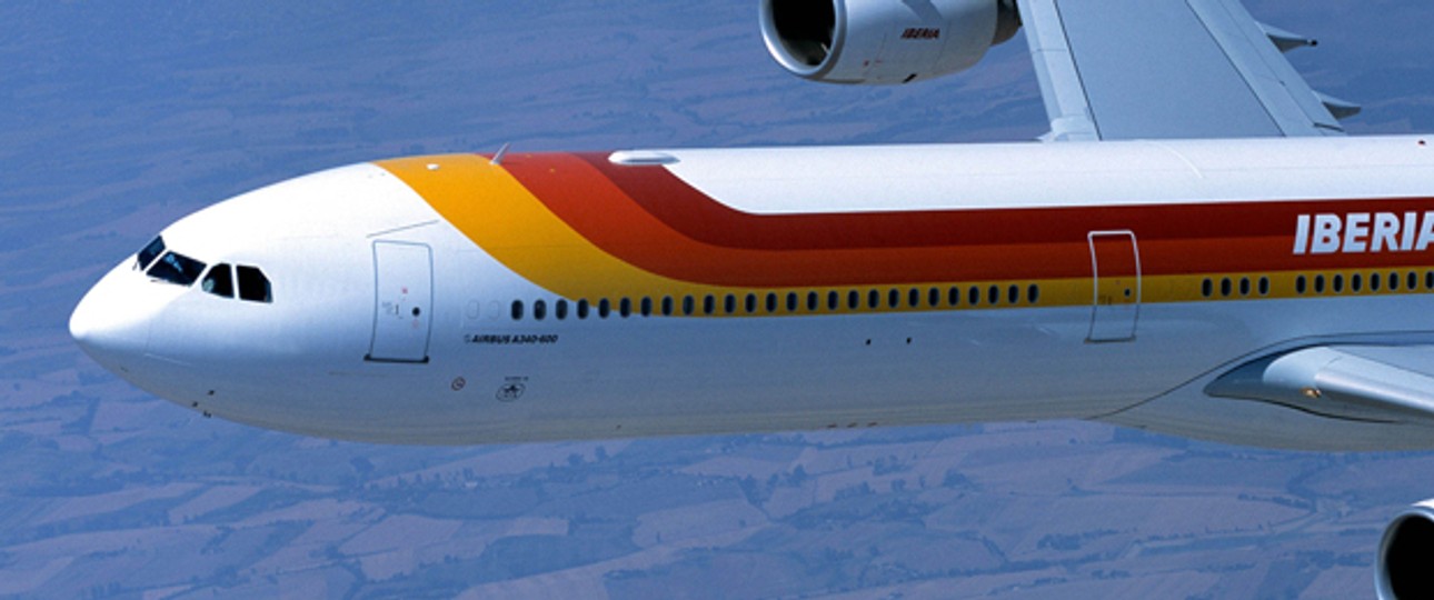 Airbus A340-600 von Iberia: Gefahr des Groundings.