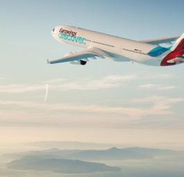 Flugzeug  im Eurowings-Discover-Design: Die Flotte soll schnell wachsen.