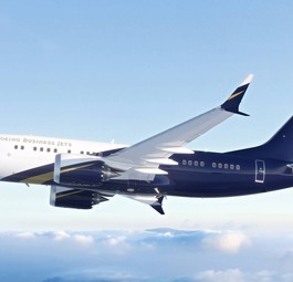 Eine Boeing 737-7 BBJ: Boeing bietet jetzt 144 vorgefertigte  Möglichkeiten ...