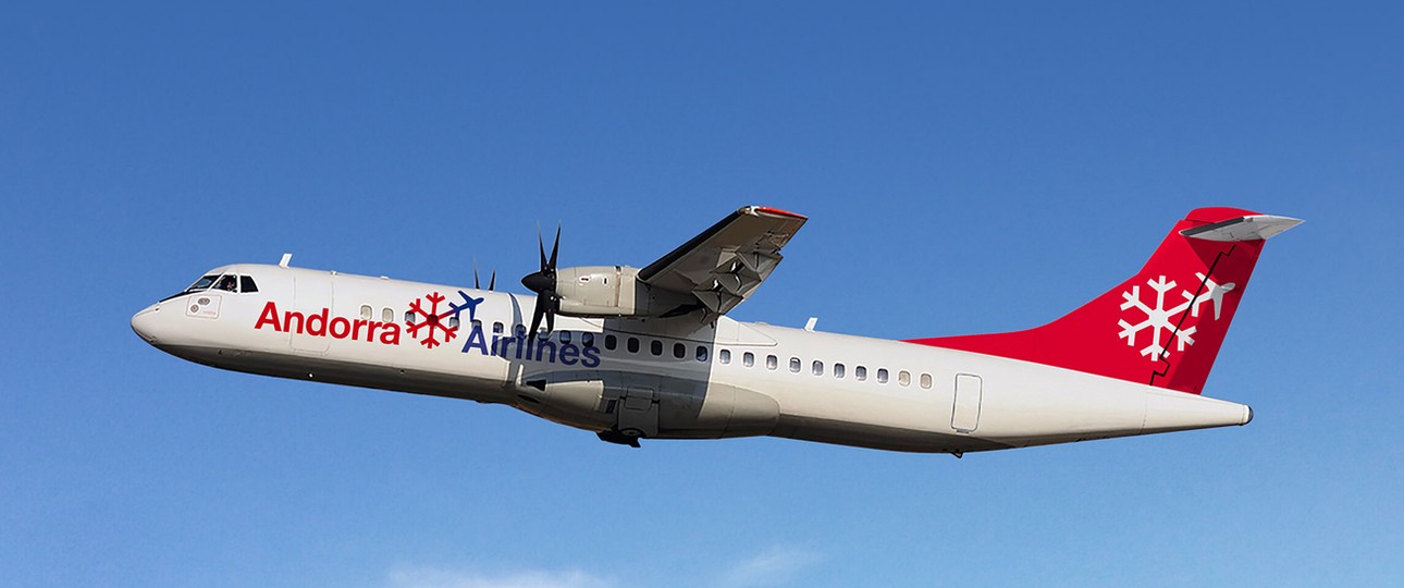 ATR in den Farben von Andorra Airlines: Mit zwei ATR 72 will die neue Fluglinie starten.