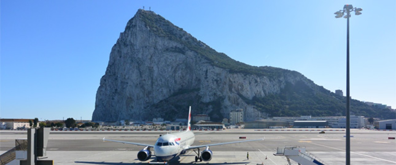 Flughafen Gibraltar: Eingangstor des britischen Territoriums.