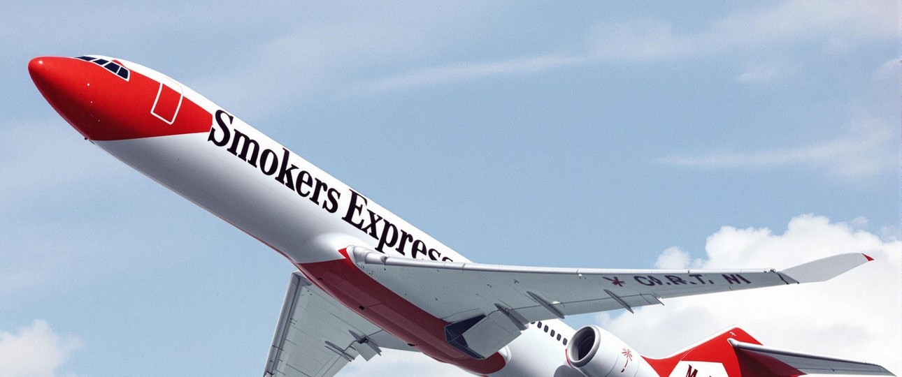 Eine DC-9 in Marlboro-Lackierung: So hätte die Raucher-Airline aussehen können.