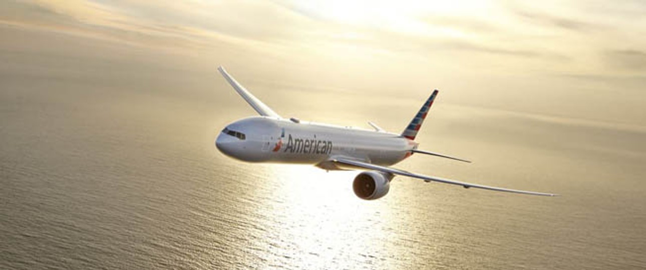 Flieger von American Airlines: Bald nicht mehr ins Israel zu sehen.
