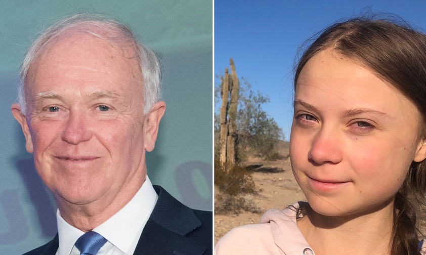 Tim Clark, Greta Thunberg: Lobende Worte.
