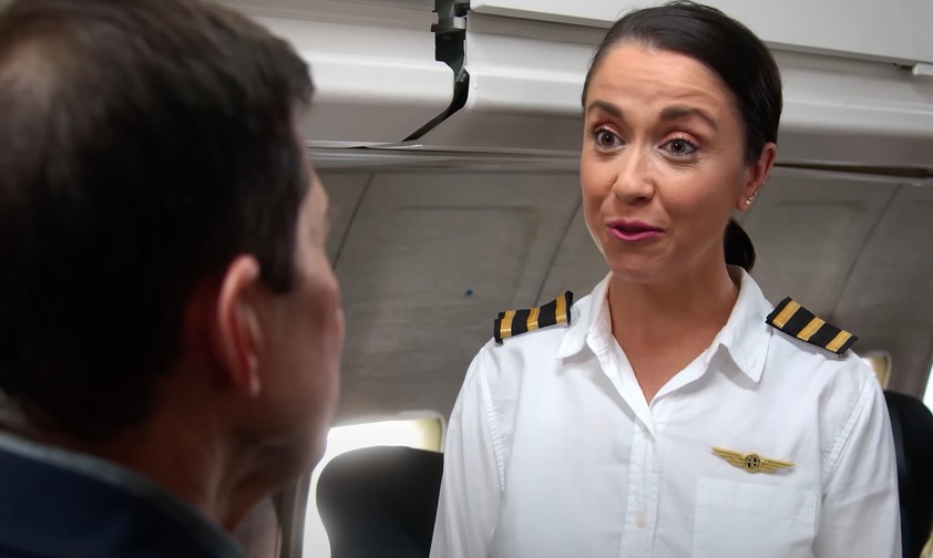 Der Business-Class-Passagier, der nicht mit einer Pilotin fliegen will