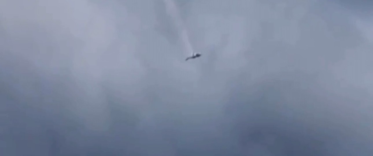 Absturz in Russland: Dieser Screenshot soll die Embraer der Söldnergruppe Wagner zeigen.