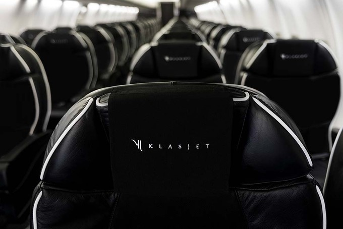 Bequeme Sitze: Die Boeing 737 sind mit Business Class Sitzen ausgestattet.