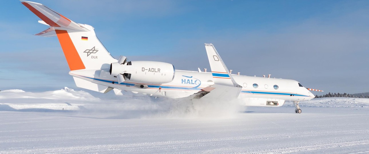 Landung der D-ADLR mit Umkehrschub in Kiruna (Archivbild): Geeignet für lange Einsätze.