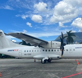 ATR 42 von Easyfly: Künftig als Clic unterwegs.
