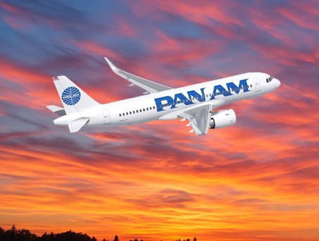 Airbus A320 Neo von Pan Am (Montage): Bald wirklich am Himmel zu sehen?