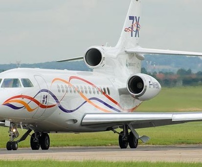 Falcon 7X: Taylor Swift besitzt derzeit eine Falcon 7X.