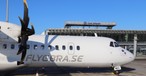 ATR von Braathens für Austrian am Flughafen Linz: bald ist es vorbei.