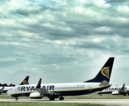 Jets von Ryanair: Der Billigflieger wird zurückhaltender.