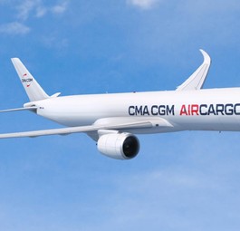 Airbus-A350-Frachter von CMA CGM: Soll sollen sie aussehen.